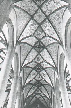 Blick in das Gewölbe des Mittelschiffs (Foto: Archiv Mrziglod, Tholey)