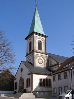Kleinblittersdorf, Auersmacher, Pfarrkirche Mariä Heimsuchung, 1843-44. Foto: Sandra Kraemer
