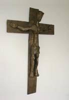 Leo Kornbrust, Kruzifix, 1959, Bronze. Foto: Pfarrer Ulrich Schäfer, Gisingen