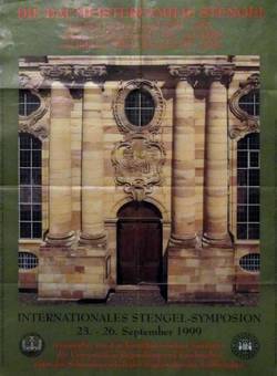Plakat für das 4. Stengel-Symposion 1999, Saarbrücken