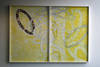 Thomas Wojciechowicz, Raumstck 1, 2006, Btten, Tusche, Bienenwachs, Pigment, zwei Teile, je 100 x 105 cm